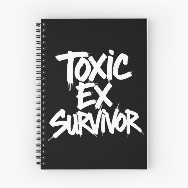 Item preview, Toxic Ex Survivor – Minimal Typography Funny Quote Art designed and sold by OzzFrequency.