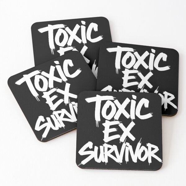 Item preview, Toxic Ex Survivor – Minimal Typography Funny Quote Art designed and sold by OzzFrequency.