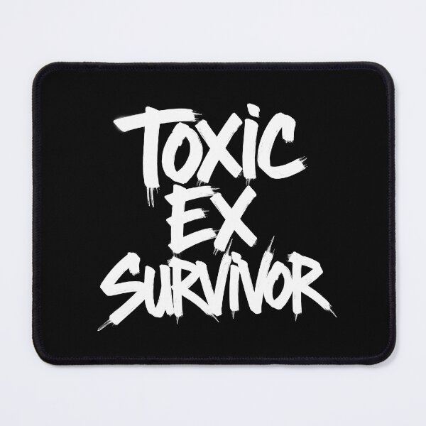 Item preview, Toxic Ex Survivor – Minimal Typography Funny Quote Art designed and sold by OzzFrequency.