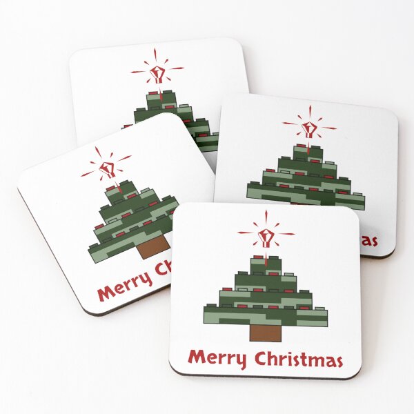 Item preview, Brick Archaeology Christmas Tree Merry Christmas  designed and sold by hultztimoner.