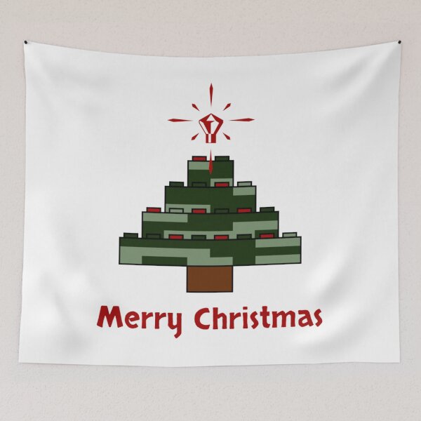 Item preview, Brick Archaeology Christmas Tree Merry Christmas  designed and sold by hultztimoner.
