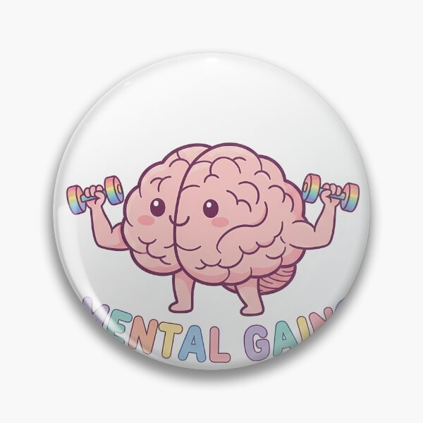 Artikelvorschau, Mental Gains Gehirntraining Positivitätsaufkleber entworfen und verkauft von ritikgaikwad.