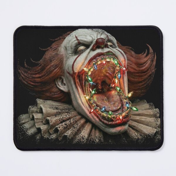Item preview, Festive Fright: Creepy Clown Screaming Christmas Lights designed and sold by AdyKurniawan.