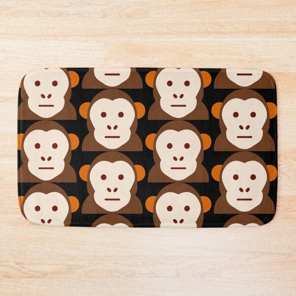 Item preview, Monkey Face Minimalist Flat Design designed and sold by Jirada.