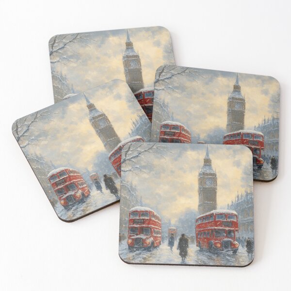 Item preview, Snow-covered street in London designed and sold by Sigtrix.