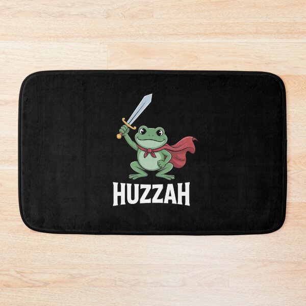 Item preview, Huzzah Frog Knight Funny Sword Meme Quote  designed and sold by LKappa3Faber.
