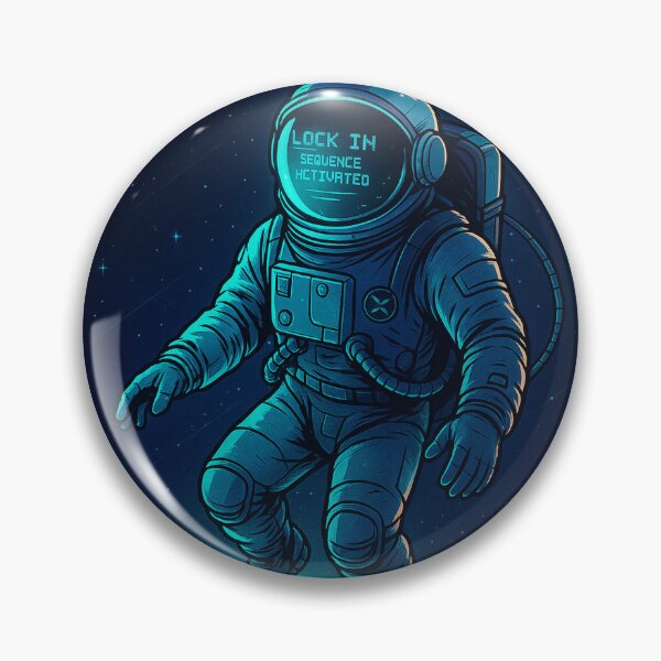 Item preview, Lock In Astronaut designed and sold by the-dovlat.