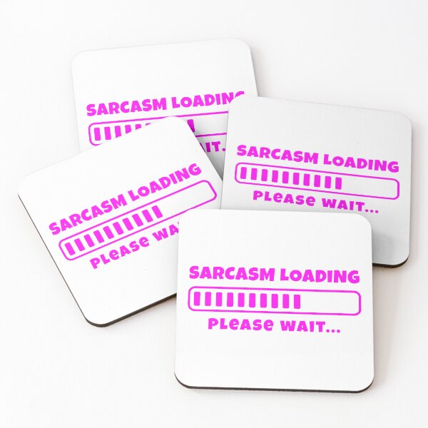 Item preview, Sarcasm Loading… Please Wait – Cute Pink Funny Quote for Women designed and sold by EmeraldeaArt.