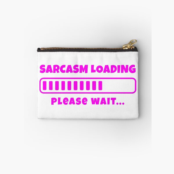 Item preview, Sarcasm Loading… Please Wait – Cute Pink Funny Quote for Women designed and sold by EmeraldeaArt.