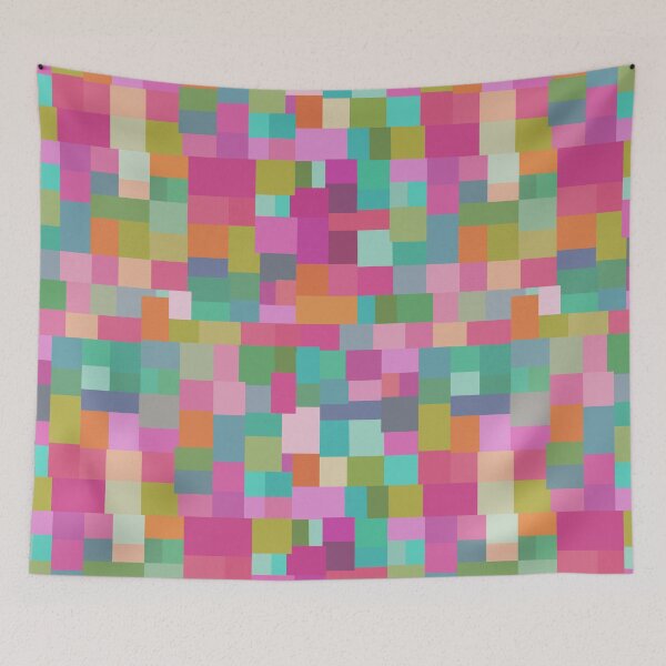 Item preview, Pink Colorful Mid Century Modern Geometric Pattern designed and sold by Petra Lang.