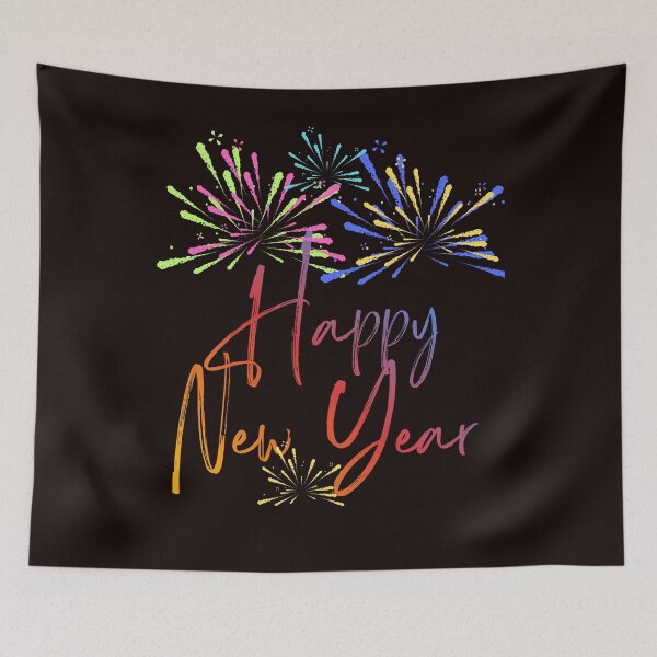 Item preview, „HAPPY NEW YEAR” Celebrate the arrival of the new year in unique style! designed and sold by Nikoverse.