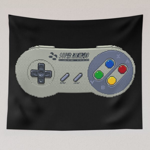 Item preview, Video Game Controller Pixel Art designed and sold by Retroperks.