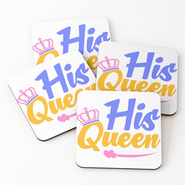 Item preview, His Queen Matching Couple Crown Relationship  designed and sold by Stag Prime Shop.