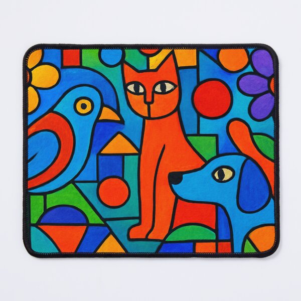 Item preview, Colorful shapes, animals, flowers designed and sold by Sigtrix.