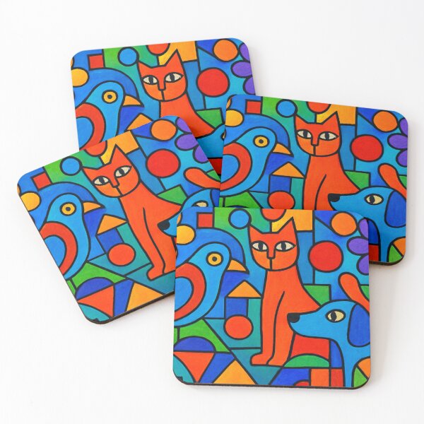 Item preview, Colorful shapes, animals, flowers designed and sold by Sigtrix.