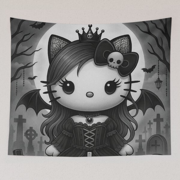 Item preview, Hello Kitten: Dark Gothic Elegance designed and sold by art-emissa.