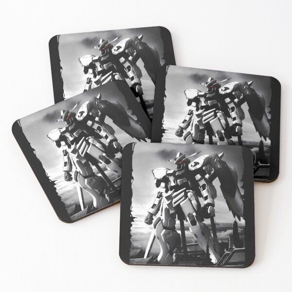 Item preview, Bael Gundam Digital Artwork black white gundam designed and sold by sabartgunpla.