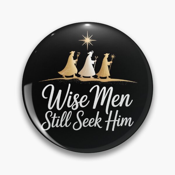 Item preview, Wise Men Still Seek Him – Minimalist Nativity Christmas Design designed and sold by SaritaVerseArt.