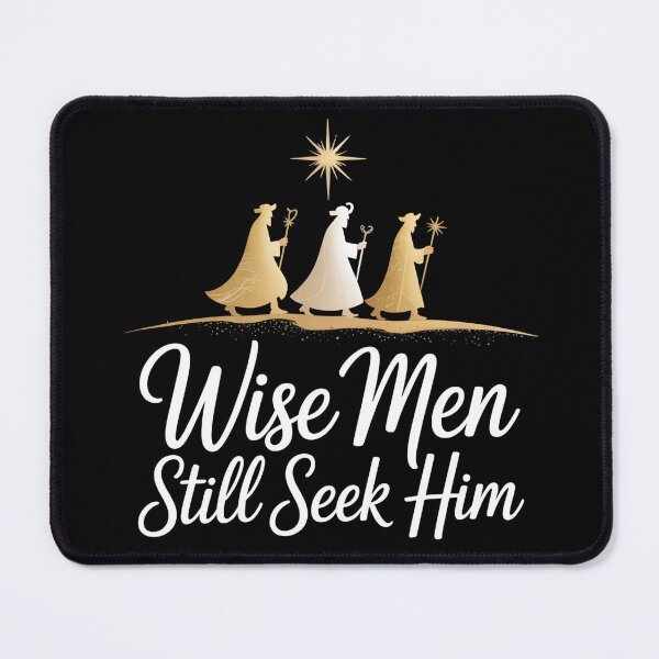 Item preview, Wise Men Still Seek Him – Minimalist Nativity Christmas Design designed and sold by SaritaVerseArt.