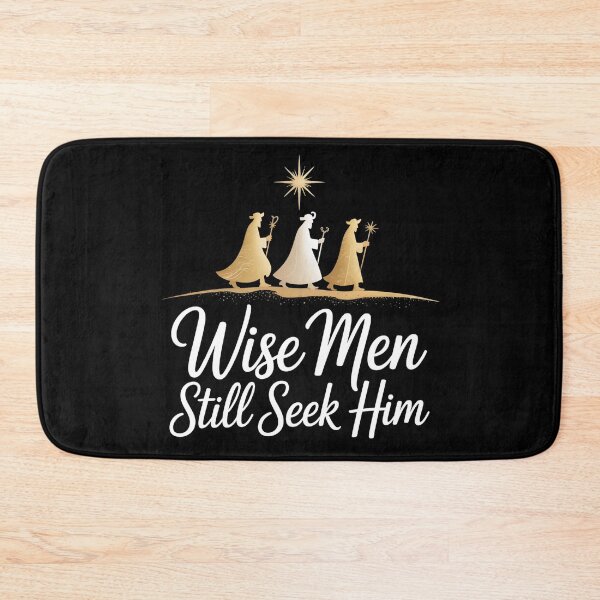 Item preview, Wise Men Still Seek Him – Minimalist Nativity Christmas Design designed and sold by SaritaVerseArt.