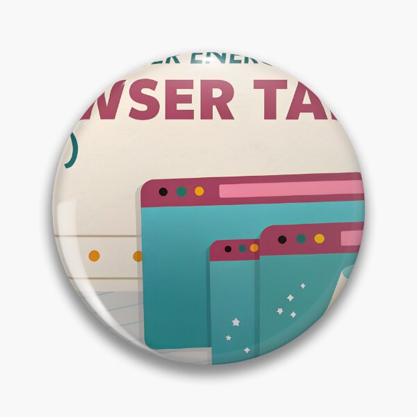 Item preview, Collage‑style illustration of multiple overlapping browser tabs designed and sold by Bionson Art.
