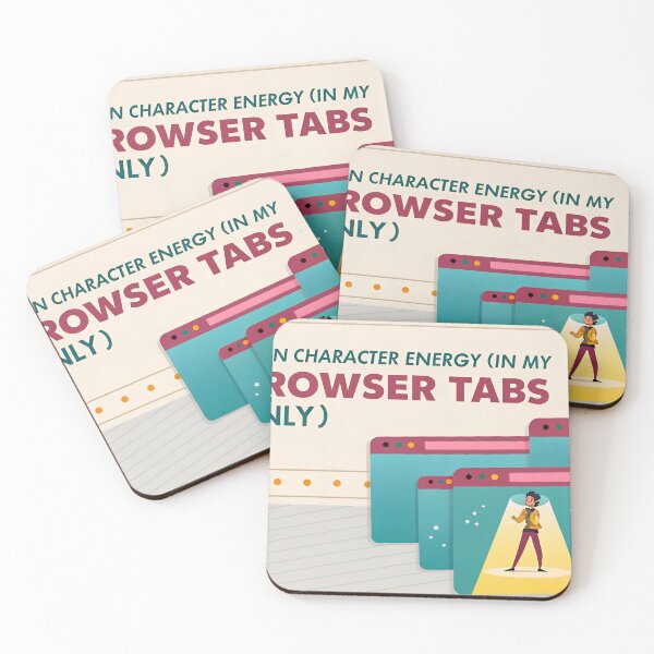 Item preview, Collage‑style illustration of multiple overlapping browser tabs designed and sold by Bionson Art.