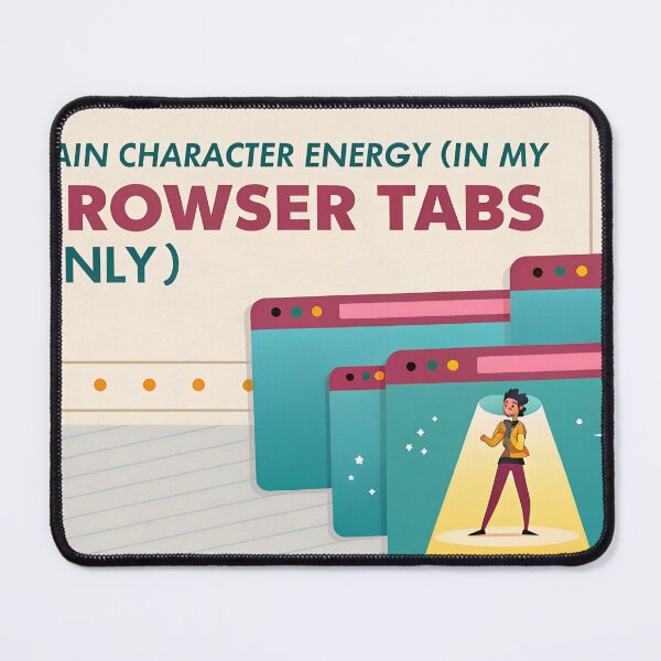 Item preview, Collage‑style illustration of multiple overlapping browser tabs designed and sold by Bionson Art.