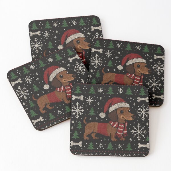 Item preview, Dachshund Ugly Christmas Sweater designed and sold by Grav1n.