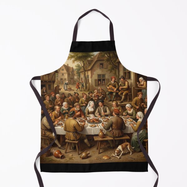Item preview,  A medieval English street feast after Hieronymus Bosch and Pieter Bruegel designed and sold by Vintage Designs +.