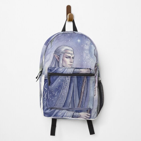 Item preview, Fantasy Elf summoner wizard illustration art designed and sold by Vintage Designs +.