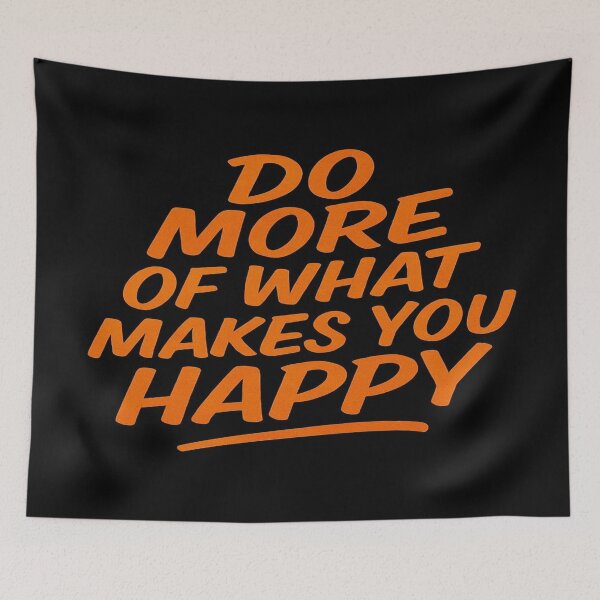 Item preview, Motivational Quote Poster – Do More of What Makes You Happy – Positive Wall Art & Gift Idea designed and sold by Bright Nest Studio.