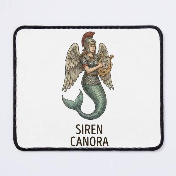Item preview, Roman Siren Mermaid Playing Lyre designed and sold by k3rstman1.