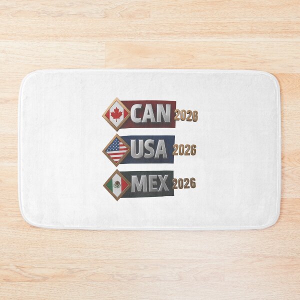 Item preview, CAN USA MEx 2026 Flags, Canada USA Mexico Soccer Tournament designed and sold by johnfitz-tee.