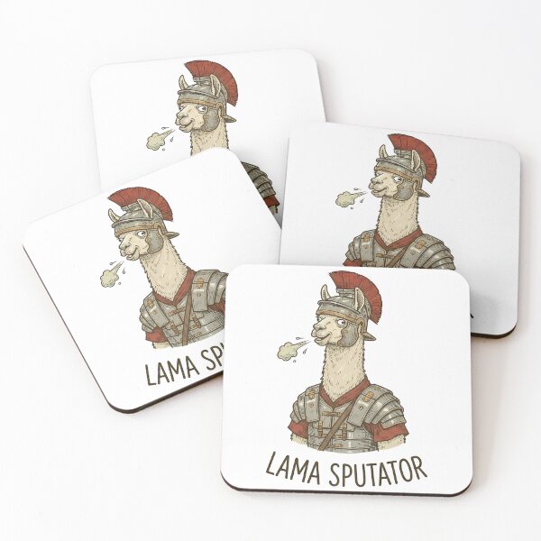 Item preview, Funny Roman LegionarySpitting Llama designed and sold by k3rstman1.