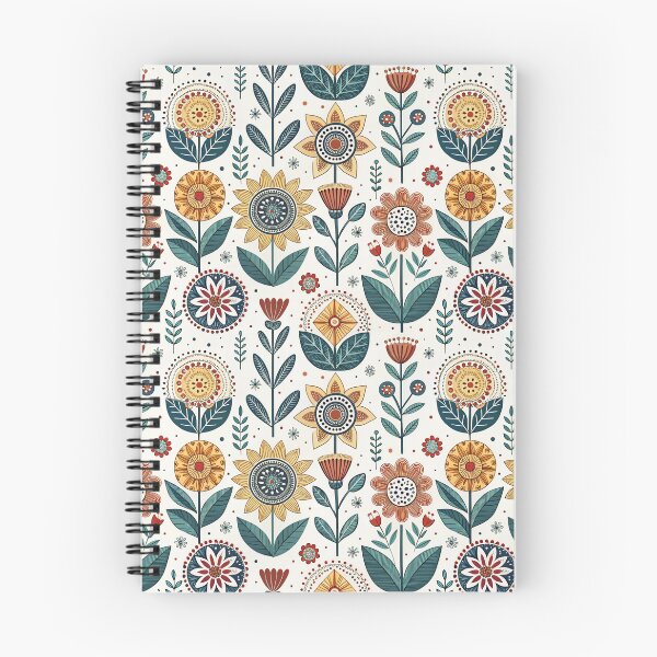 Item preview, Folk Flowers designed and sold by Shuga-Design.