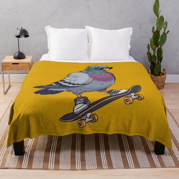 Item preview, Skater Pigeon – Cool Skateboarding Bird Illustration designed and sold by Ivy-Triggs.