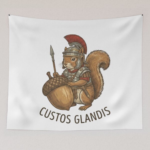 Item preview, Roman Squirrel Soldier Acorn Keeper designed and sold by k3rstman1.
