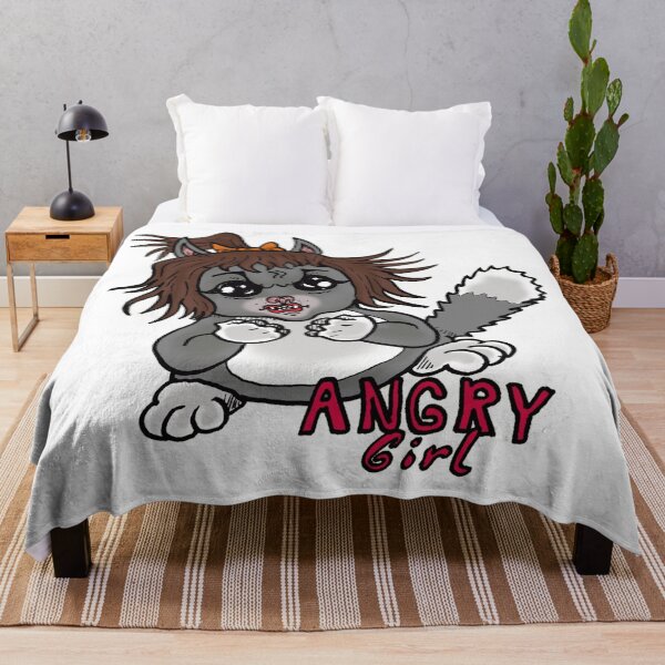 Item preview, Cute Cat Couple – Angry Female Cat designed and sold by onurunderartworks.