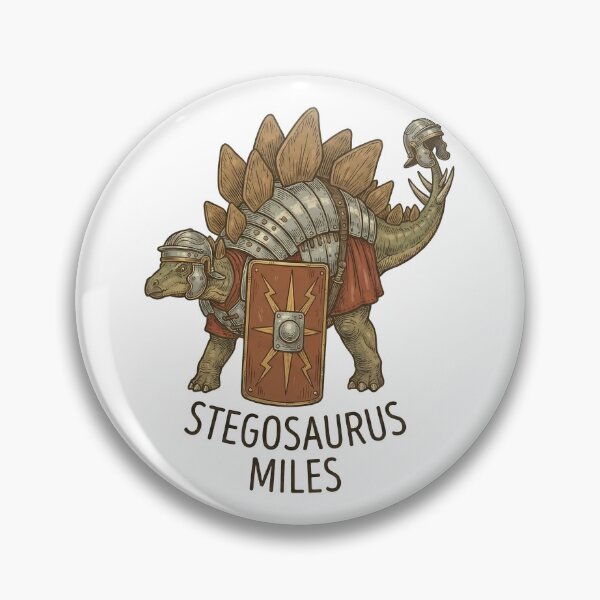 Item preview, Stegosaurus Roman Legionary Dinosaur designed and sold by k3rstman1.