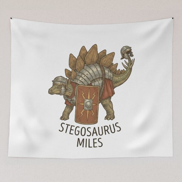 Item preview, Stegosaurus Roman Legionary Dinosaur designed and sold by k3rstman1.