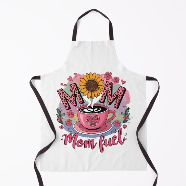 Item preview, Mom Fuel Sunflower Coffee Cup – Colorful Cute Mom Coffee Art designed and sold by Lulunza.