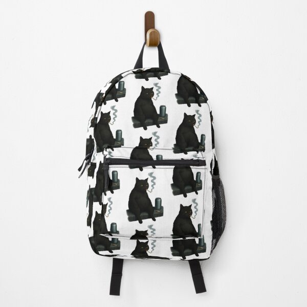 Item preview, Smooking Black cat designed and sold by IdealDo.