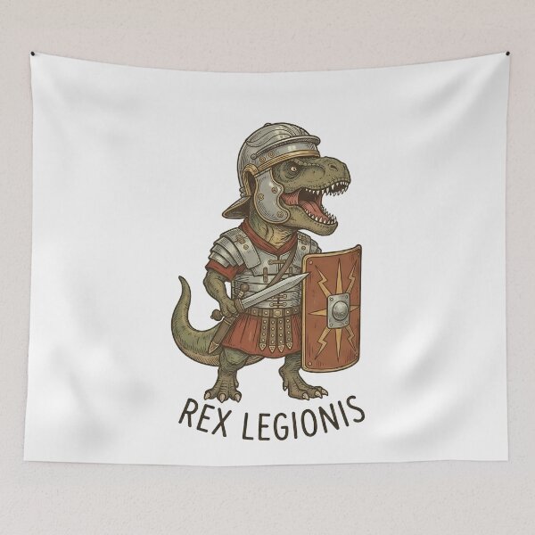 Item preview, Funny Roman T-Rex Legionary Dinosaur designed and sold by k3rstman1.