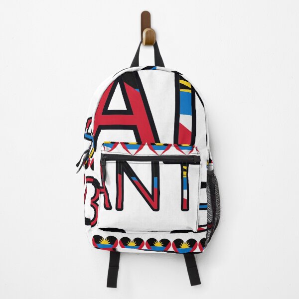Item preview, Antigua And Barbuda Flag Letters And Hearts designed and sold by TheIconSmith.
