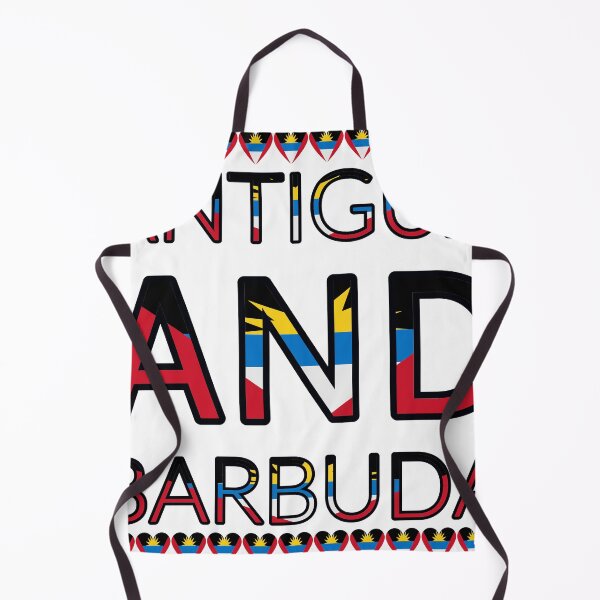 Item preview, Antigua And Barbuda Flag Letters And Hearts designed and sold by TheIconSmith.
