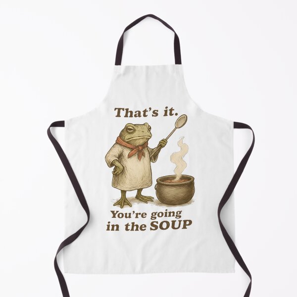 Item preview, That's It You're Going in the Soup | Vintage Frog Meme designed and sold by TBS180.