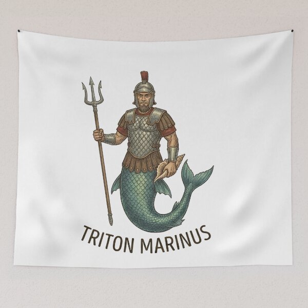 Item preview, Roman Triton Merman Mythology Poseidon designed and sold by k3rstman1.