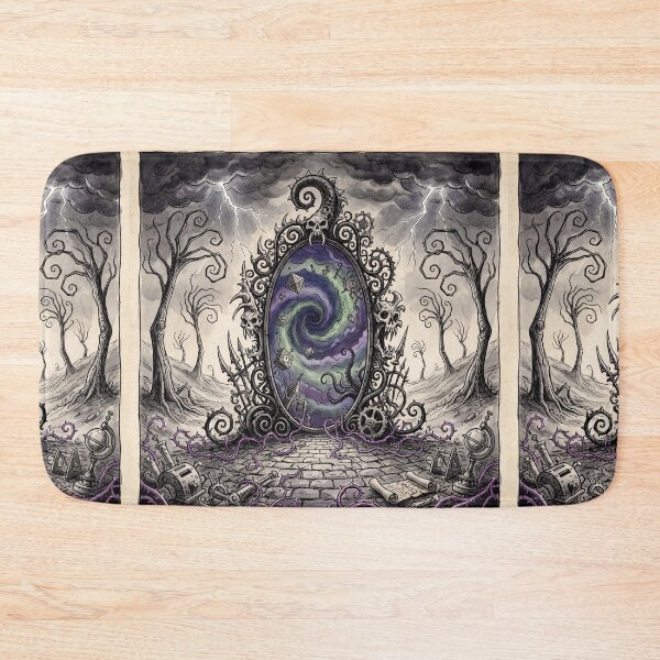 Item preview, Gothic Horror art creepy portal to the other realm designed and sold by Vintage Designs +.