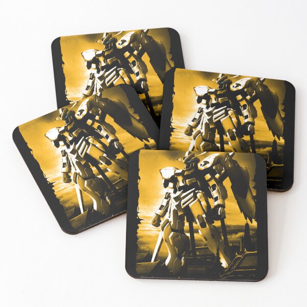 Item preview, gold frame Bael Gundam Digital Artwork visual art gundam designed and sold by sabartgunpla.