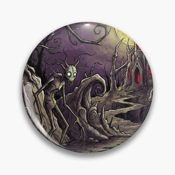 Item preview,  Gothic Horror art creepy landscape set in hell designed and sold by Vintage Designs +.